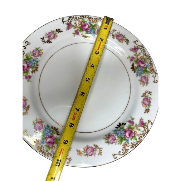 Maruichi China Large Dinner Plates Replacement Discontinued Pattern Two 10" - Picture 7 of 7